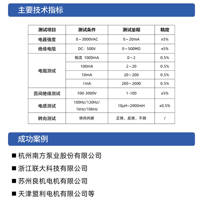 威格VGX-23X-ATE电机定子综合性能测试系统 出厂性能测试插图3