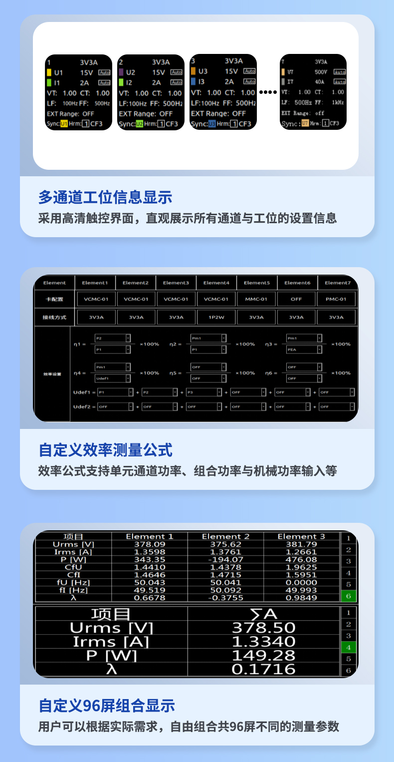威格新品-多通道，多功能、高精度功率分析仪VG3000系列 厂家直销 质量保障插图8